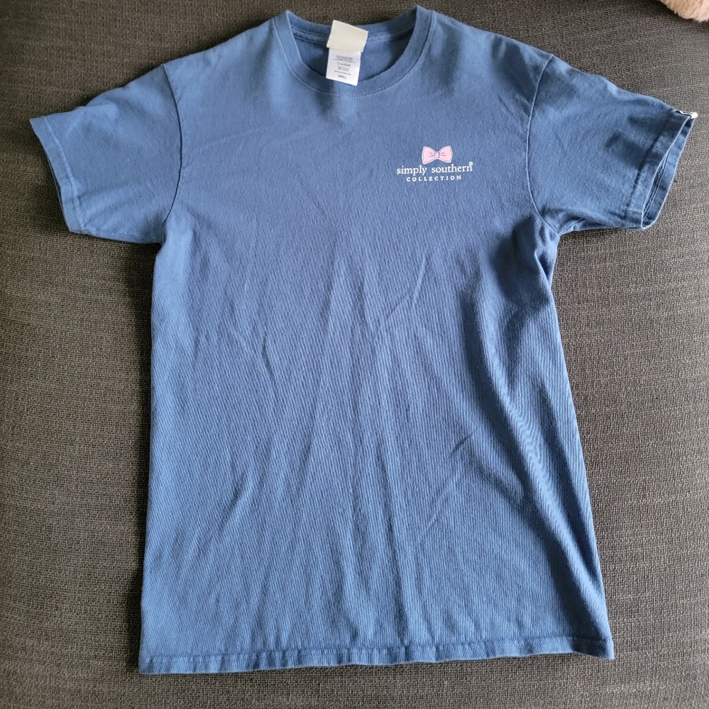 Simply southern women's blue t-shirt